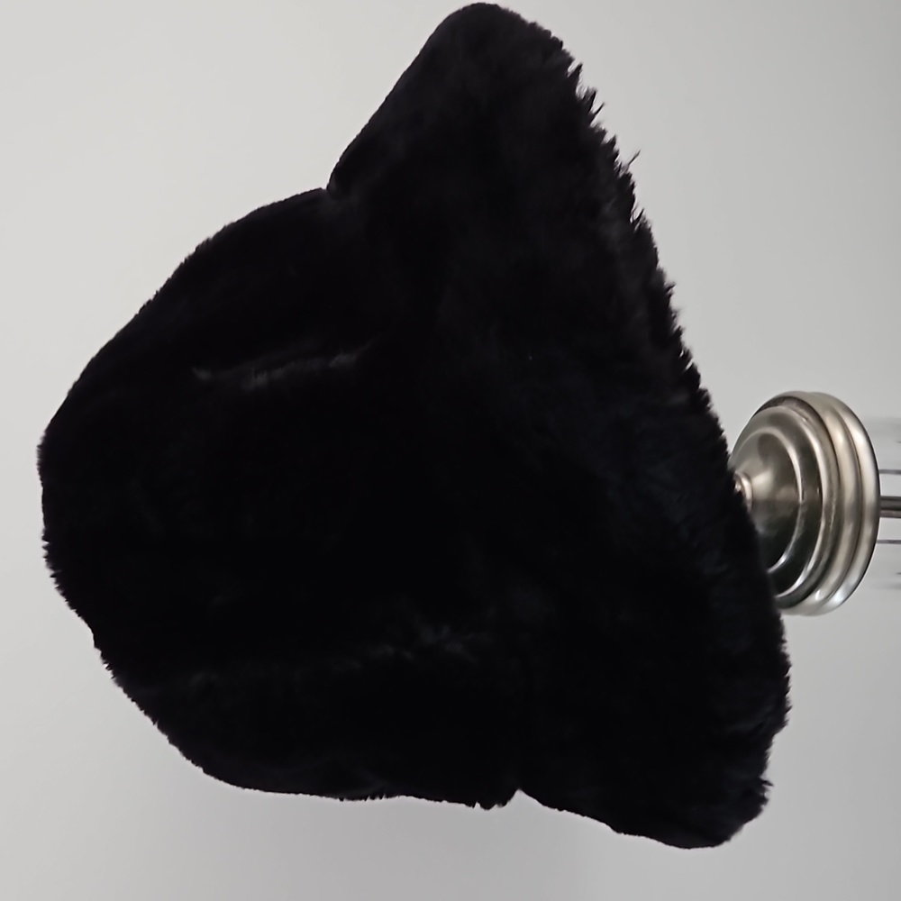WEATHERPROOF Woman's Faux Fur Winter Hat One Size Black